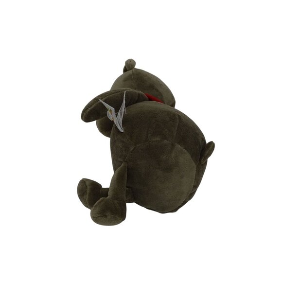 Bunnies By The Bay Holiday Brownie Plush Teddy Bear Red Scarf Stuffed Animal 9.5 - Picture 3 of 8